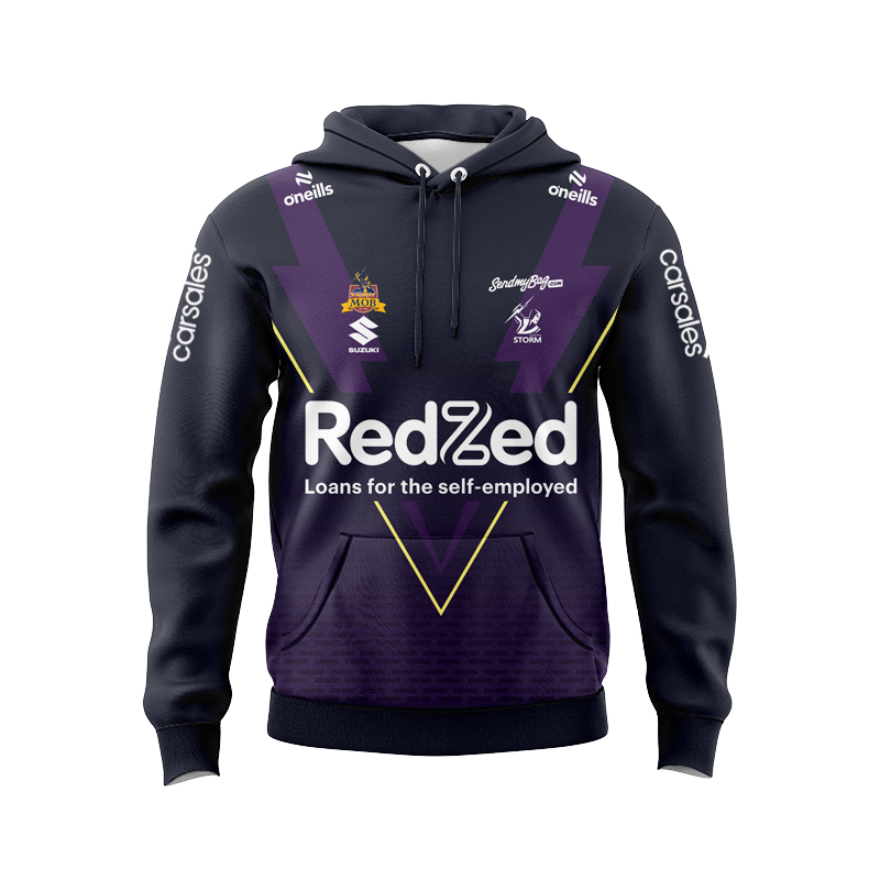 NRL Melbourne Storm 2025 Run Out Hoodie
