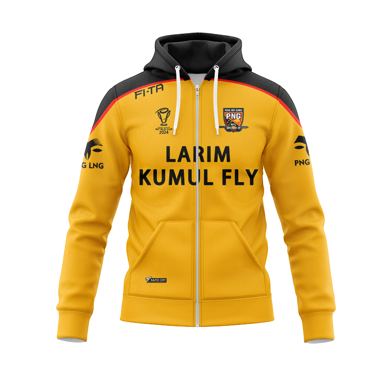 Papua New Guinea Kumuls 2024 Zipper Hoodie