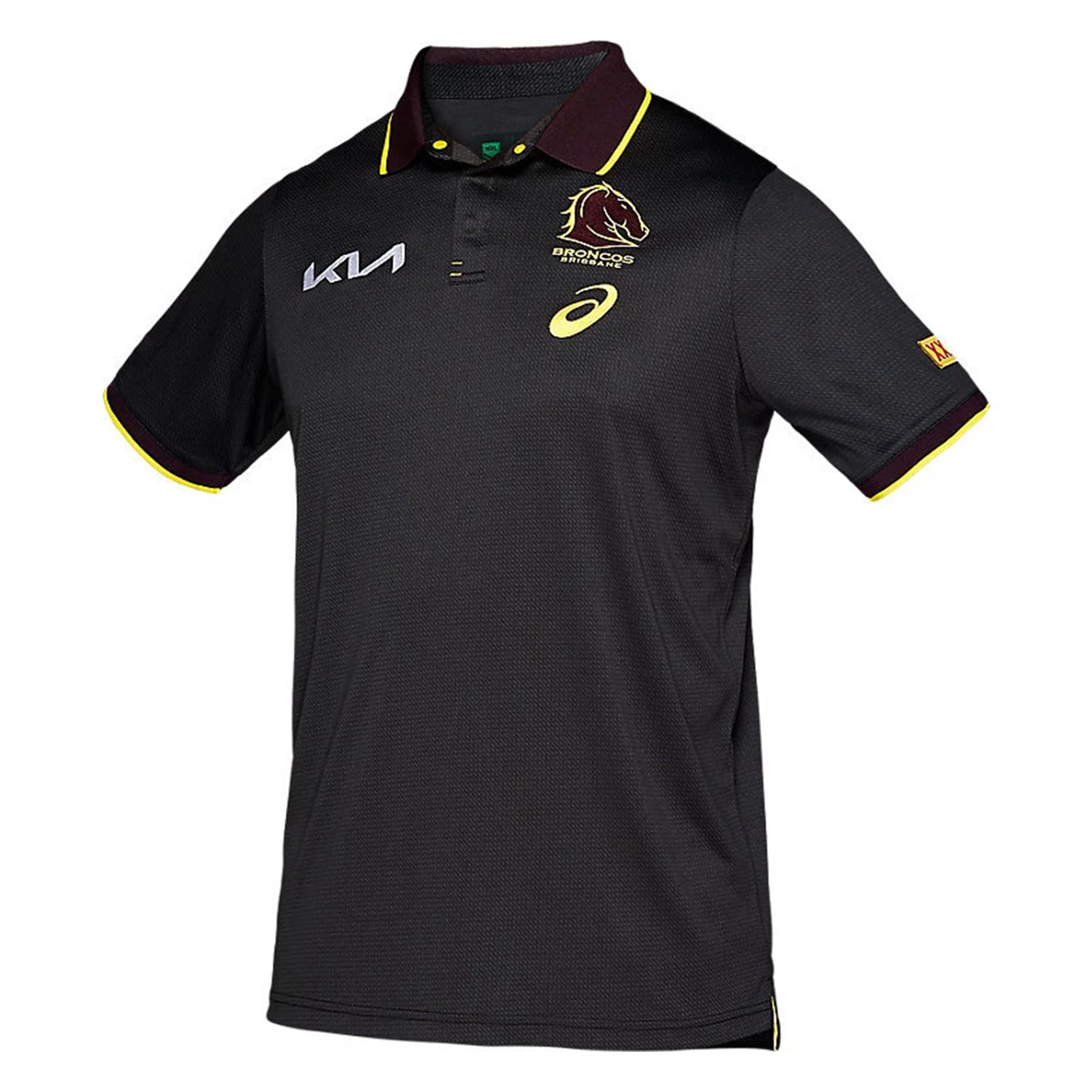 NRL Brisbane Broncos 2025 Team Polo Shirt