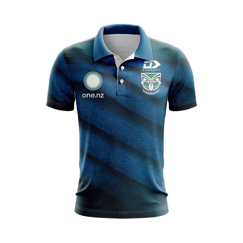 NRL New Zealand Warriors 2025 C Training Polo Shirt