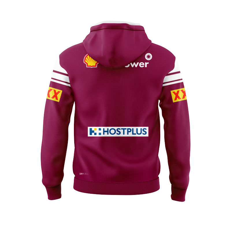 NRL QLD Maroons 2025 Away Hoodie