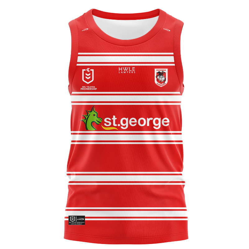 NRL St George Illawarra Dragons 2024 Away Singlet