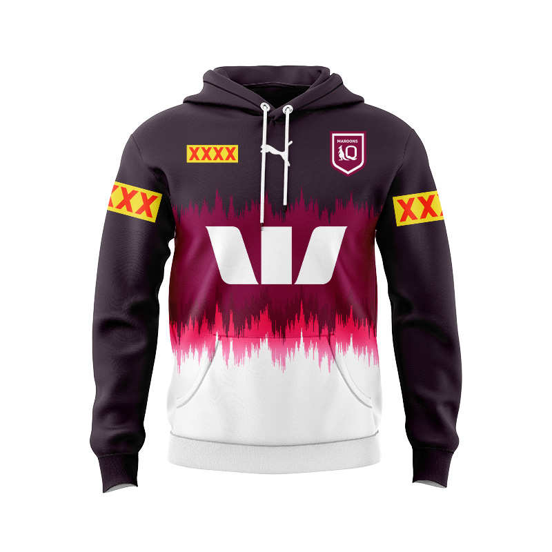 NRL QLD Maroons 2024 Training Hoodie