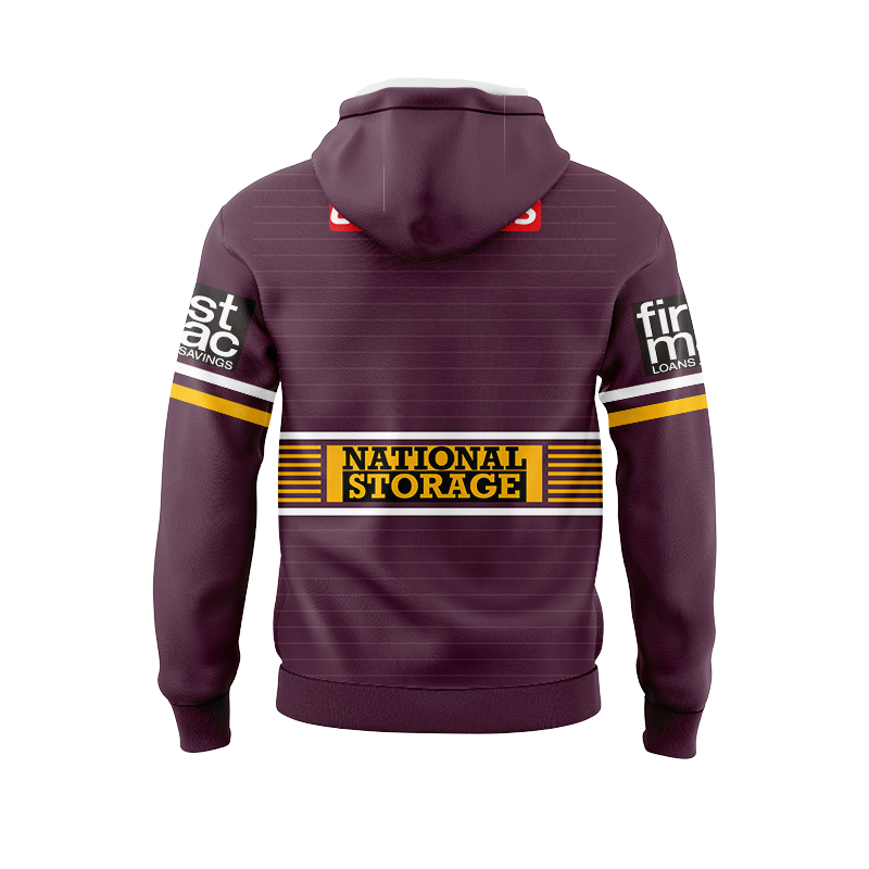 NRL Brisbane Broncos 2022 Home Hoodie