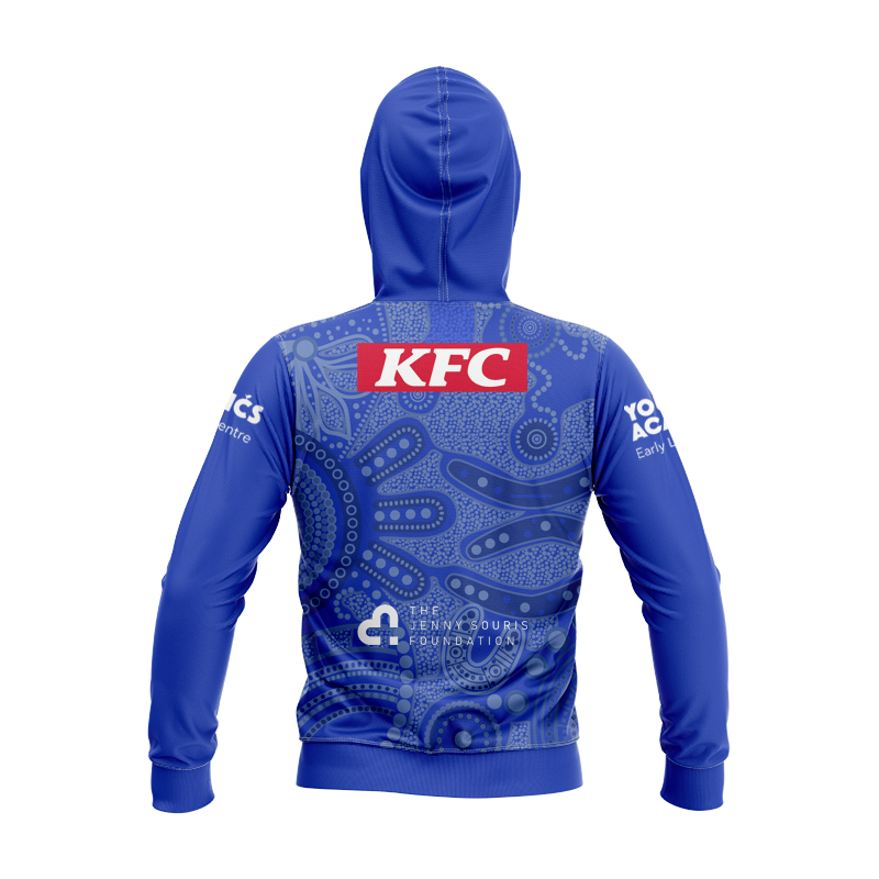 Kid's NRL Canterbury-Bankstown Bulldogs 2024 Indigenous Hoodie