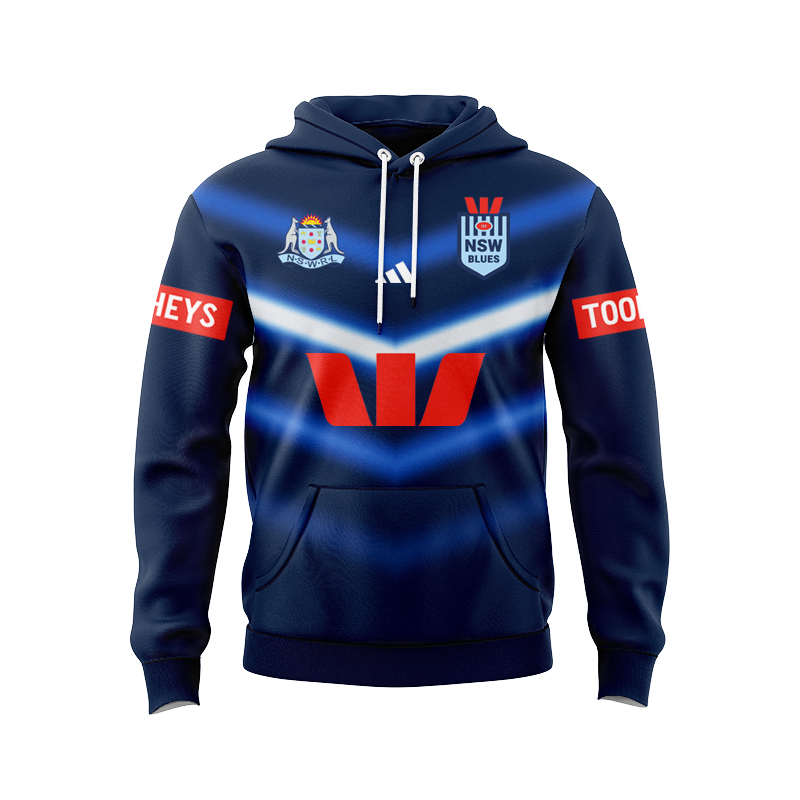 NSW Blues State Of Origin 2025 Captains Run Hoodie