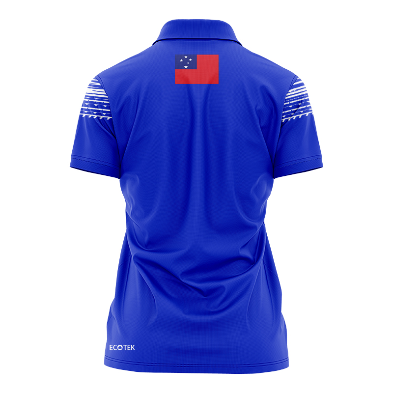 Women's Toa Samoa Rugby League 2023 Home Polo Shirt