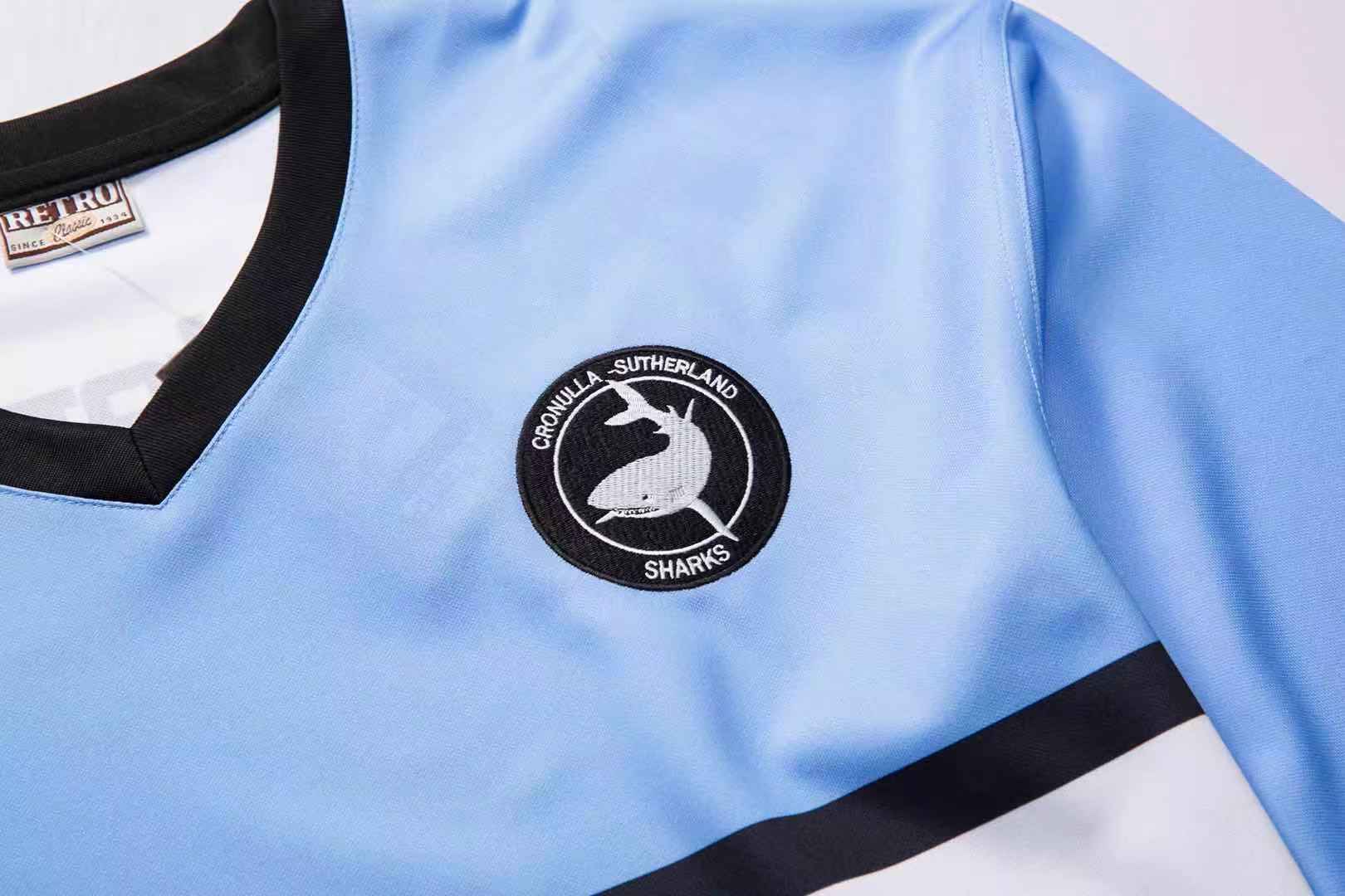 Cronulla Sutherland Sharks 1988 Long Sleeve Retro Jersey