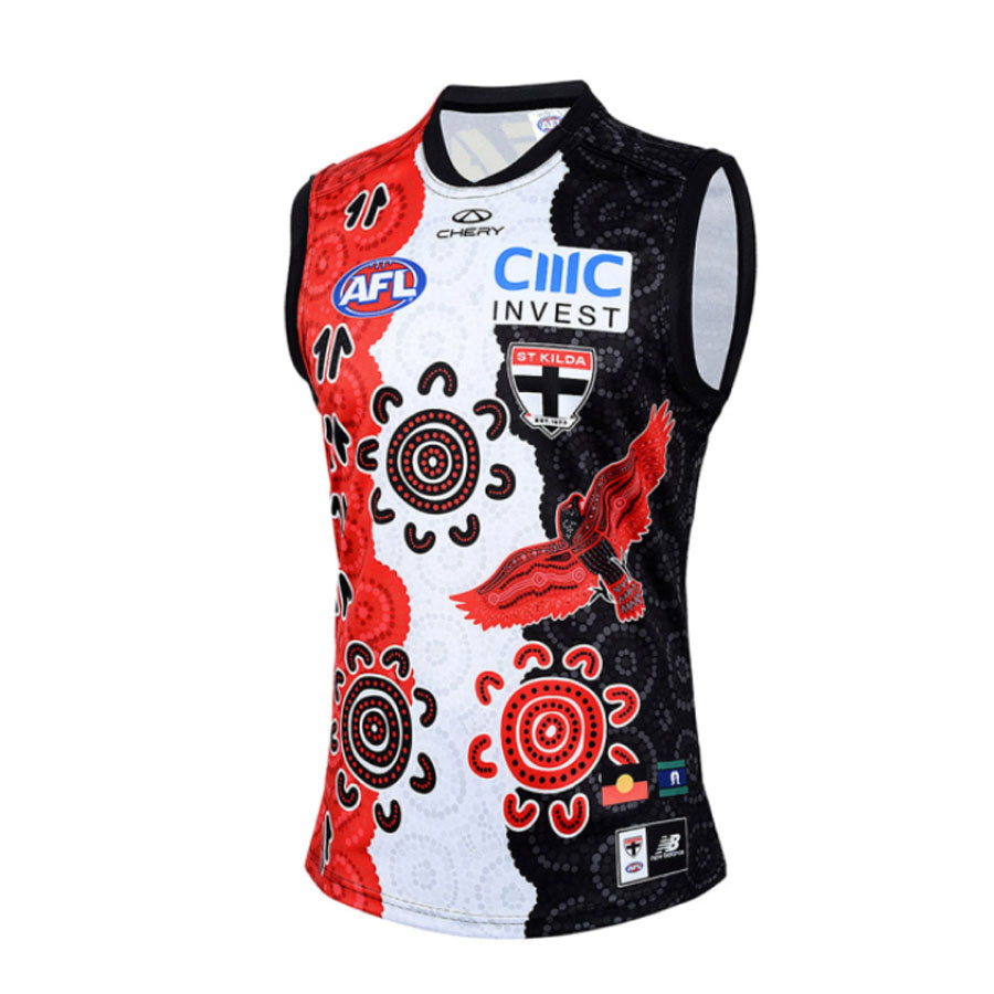 AFL St Kilda Saints 2025 Indigenous Guernsey
