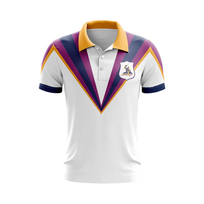 NRL Melbourne Storm 1998 Retro Away Polo Shirt