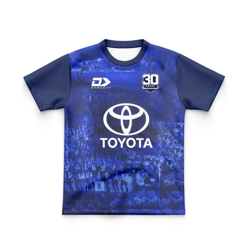 Kid's NRL North Queensland Cowboys 2025 Warm Up Jersey
