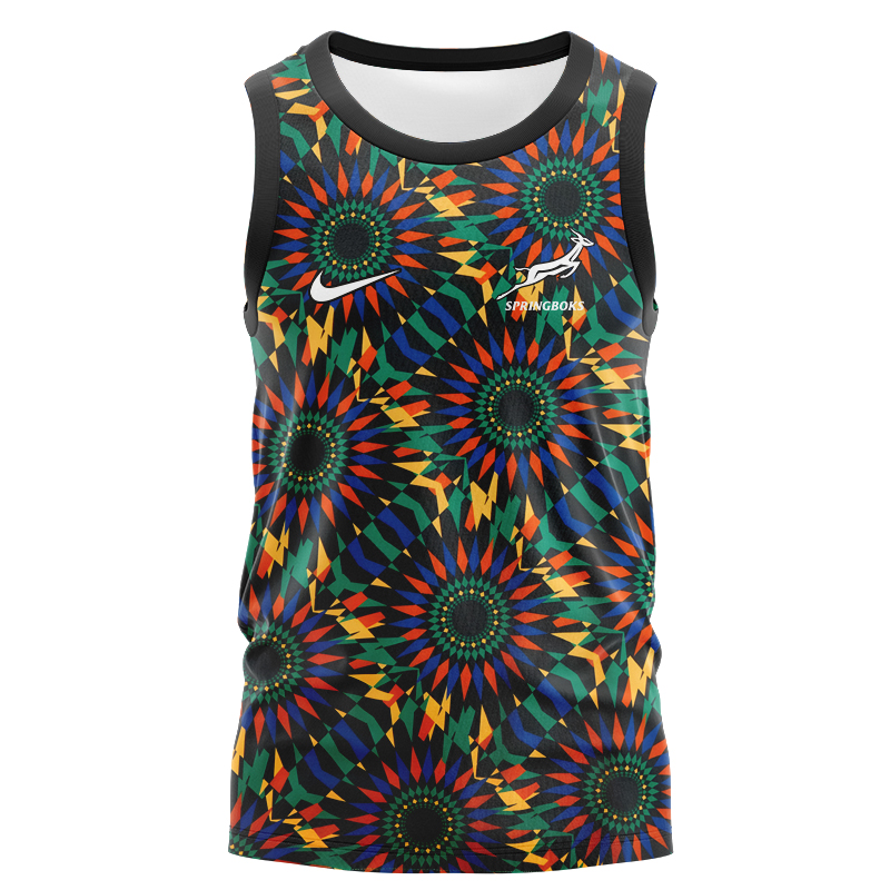 South Africa Springboks 2025 Pre-Match Singlet