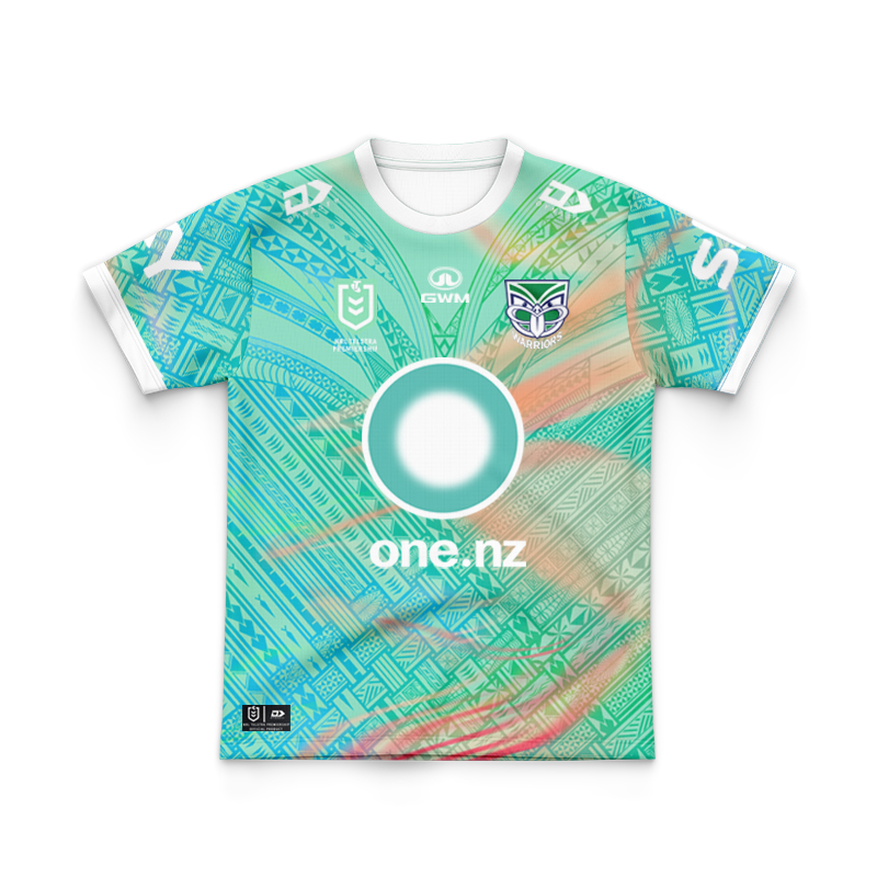 Kid's NRL New Zealand Warriors 2025 Green Jersey