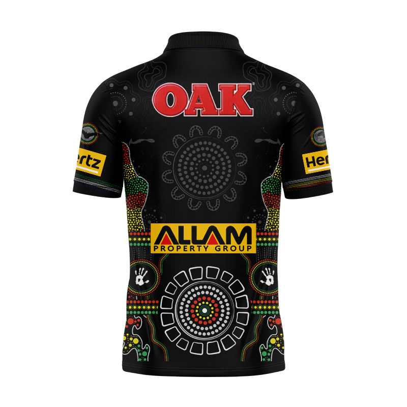 NRL Penrith Panthers 2025 Indigenous Polo Shirt