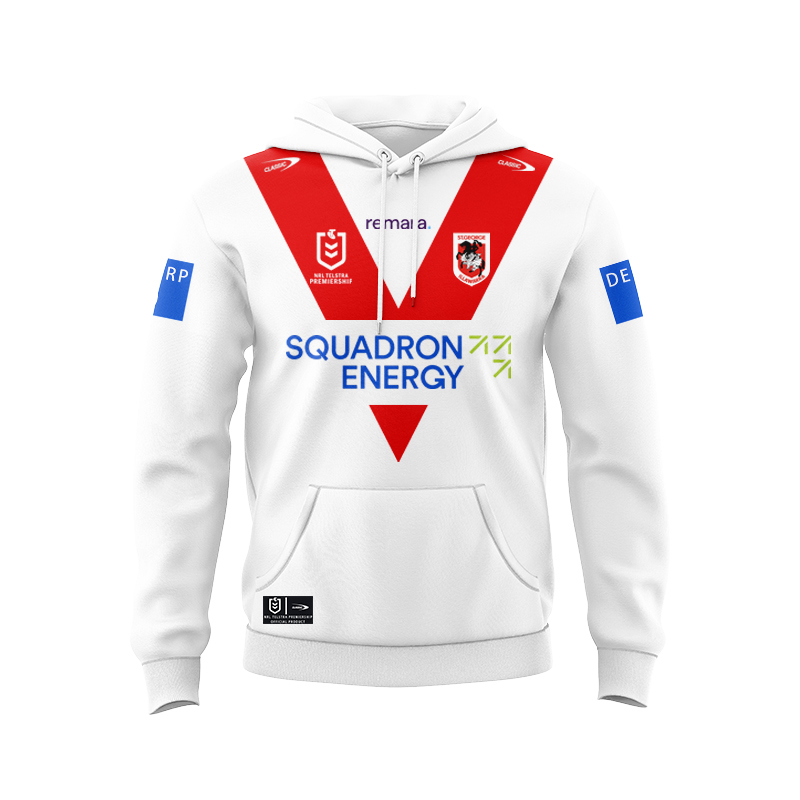 NRL St George Illawarra Dragons 2025 Home Hoodie
