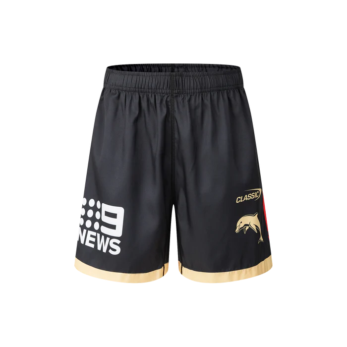 Kid's NRL Dolphins 2025 Performance Gym Shorts