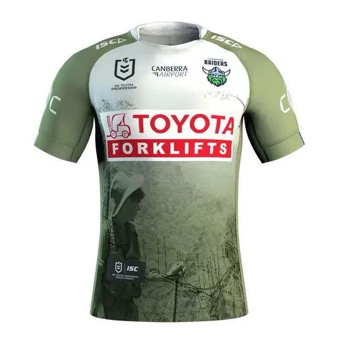 NRL Canberra Raiders 2025 ANZAC Round Jersey