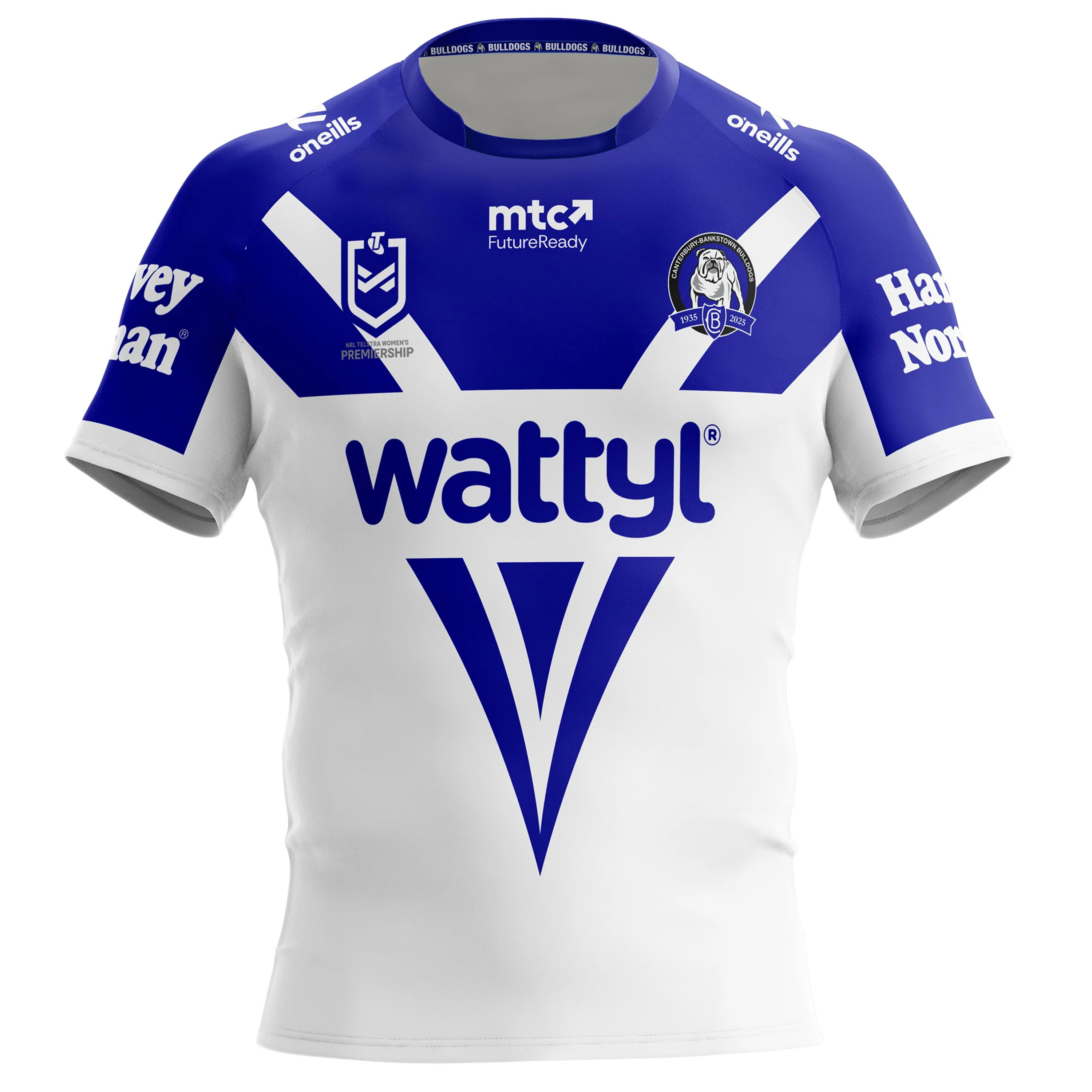 NRL Canterbury-Bankstown Bulldogs 2025 NRLW Home Jersey