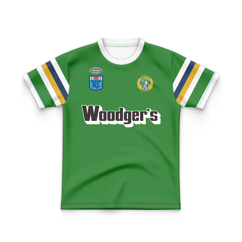 Kid's NRL Canberra Raiders 1989 Retro Jersey
