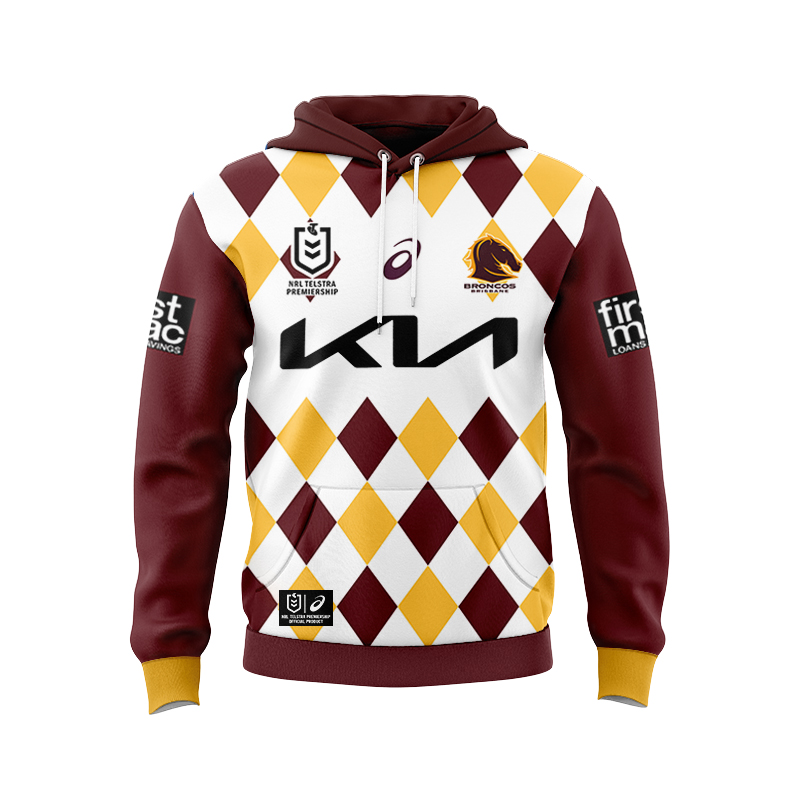 NRL Brisbane Broncos 2024 Heritage Hoodie