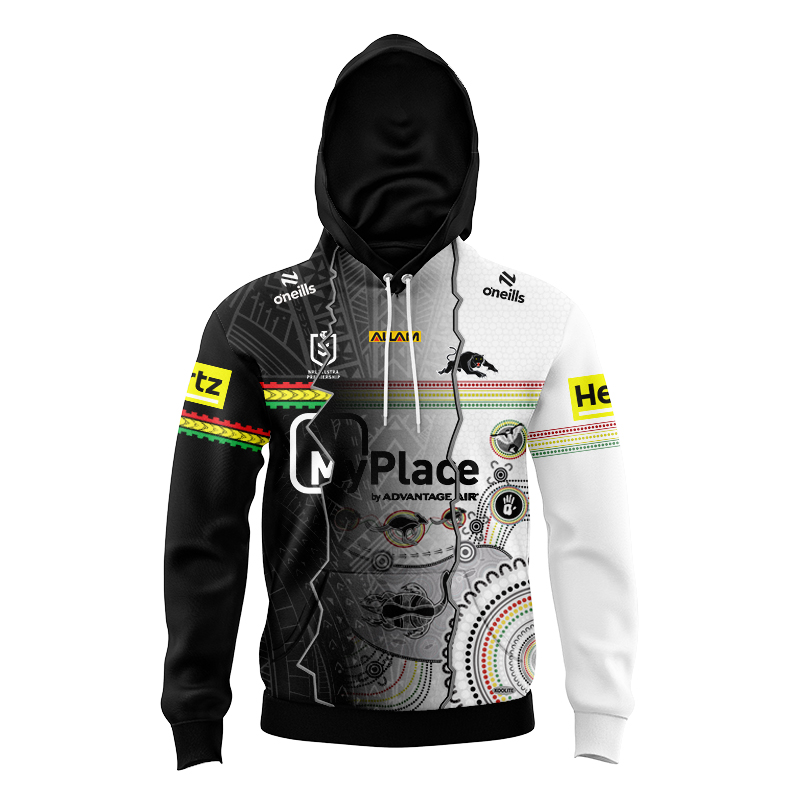 Kid's NRL Penrith Panthers 2024 Indigenous Mix Hoodie