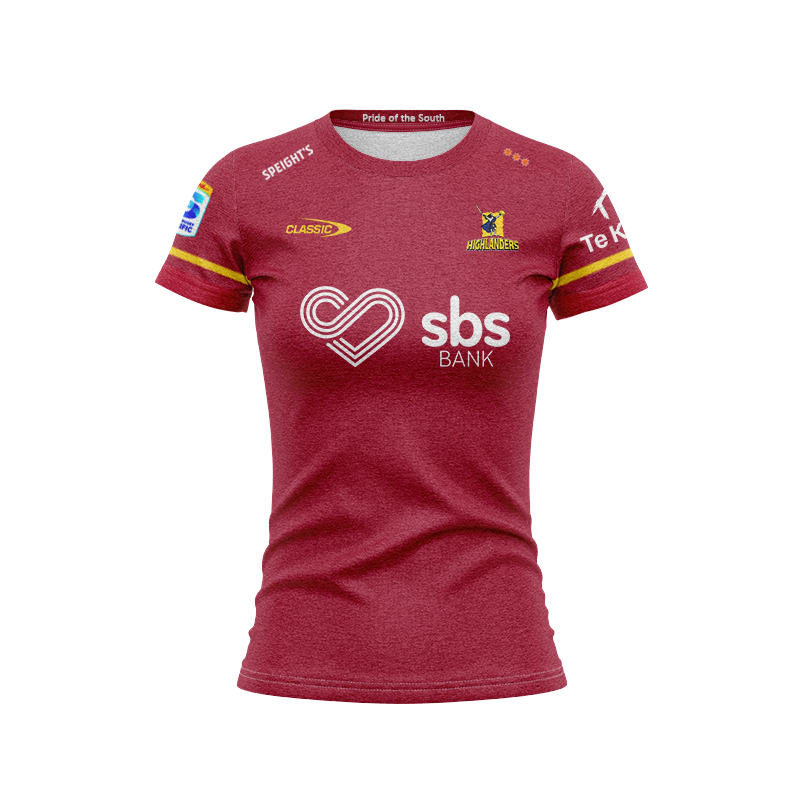 Women's Otago Highlanders Super Rugby 2025 Away Jersey