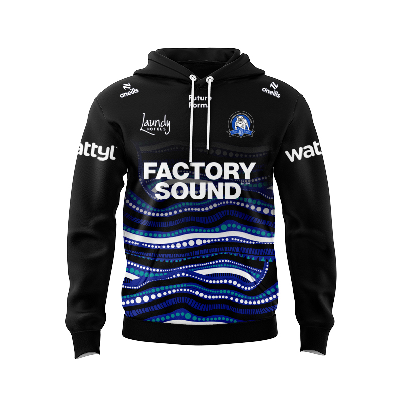 NRL Canterbury-Bankstown Bulldogs 2025 Indigenous Training Hoodie