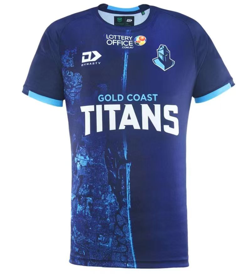 NRL Gold Coast Titans 2025 Warm Up Jersey