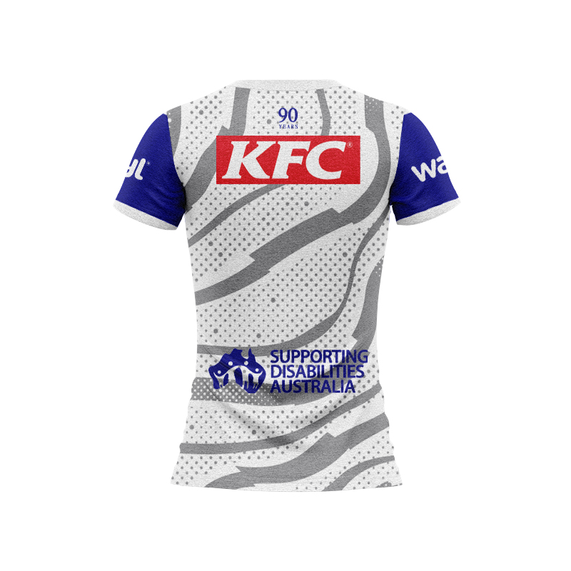 Women's NRL Canterbury-Bankstown Bulldogs 2025 White Training Jersey