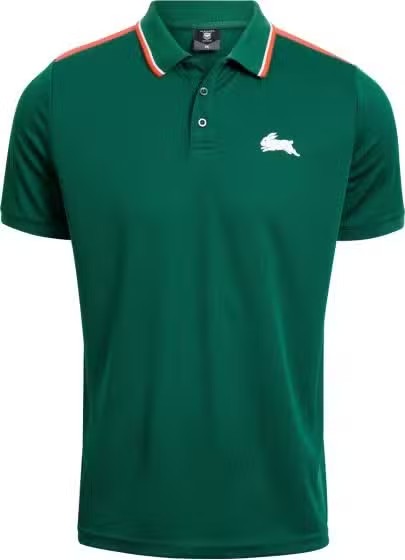 NRL South Sydney Rabbitohs 2025 Green Polo Shirt
