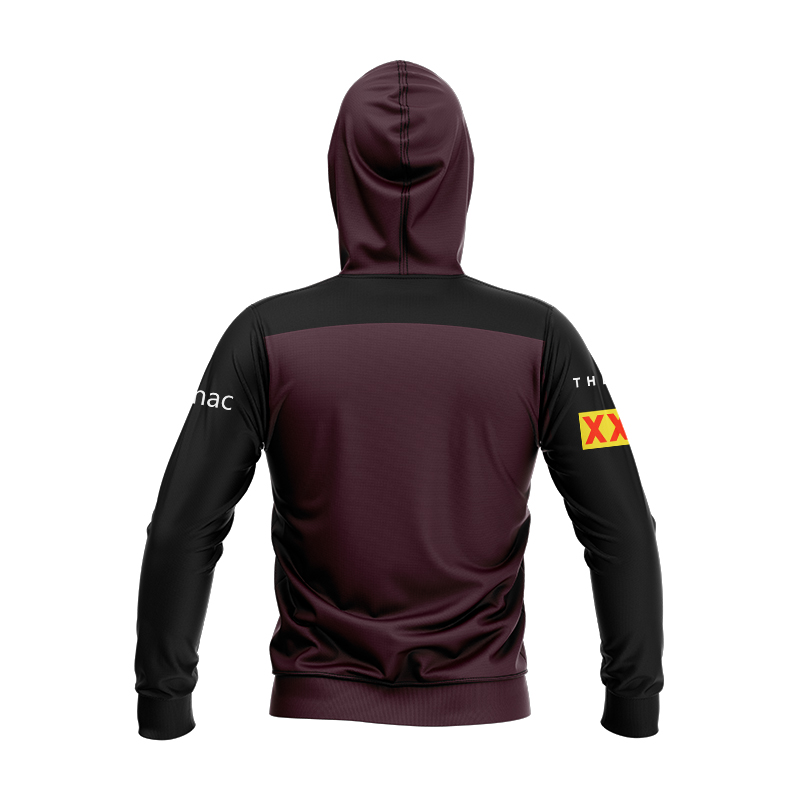 Kid's NRL Brisbane Broncos 2025 Maroon Training Hoodie
