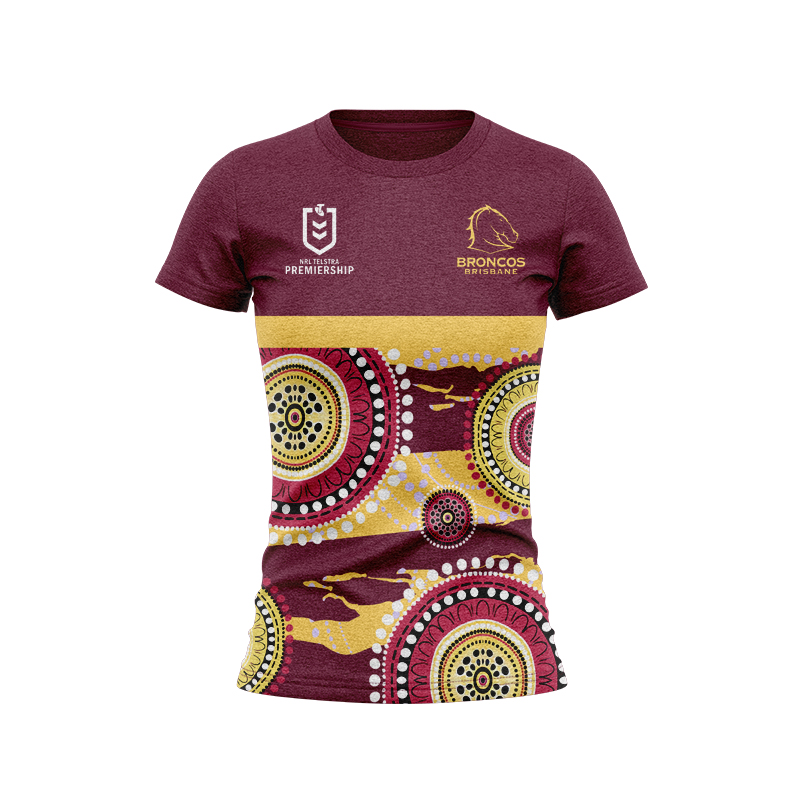 Women's NRL Brisbane Broncos 2024 Indigenous RS Jersey