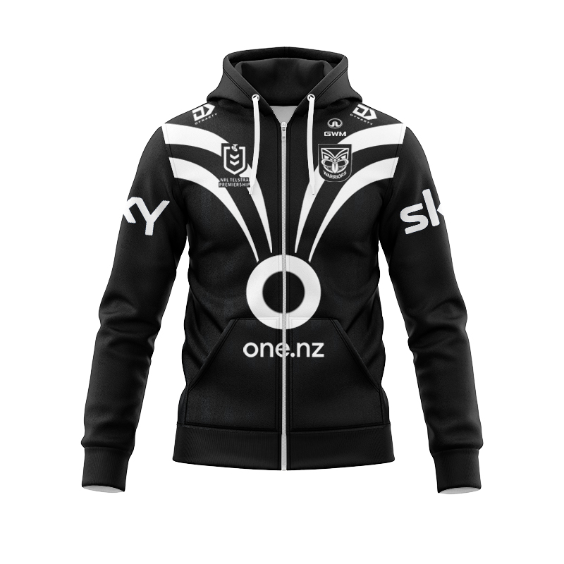 NRL New Zealand Warriors 2025 Dear Warrior Zipper Hoodie
