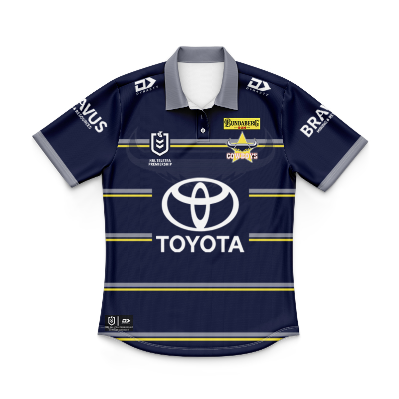 Kid's NRL North Queensland Cowboys 2021 Home Polo Shirt