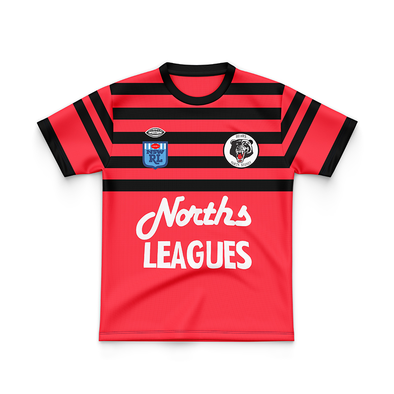 Kid's North Sydney Bears 1991 Retro Jersey