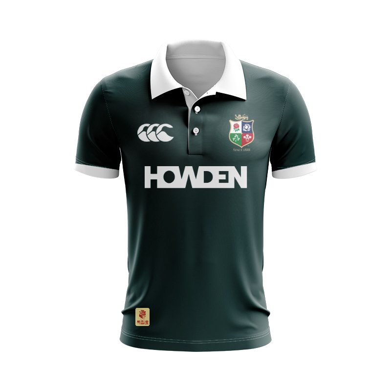 British & Irish Lions 2025 Training Green Polo Shirt