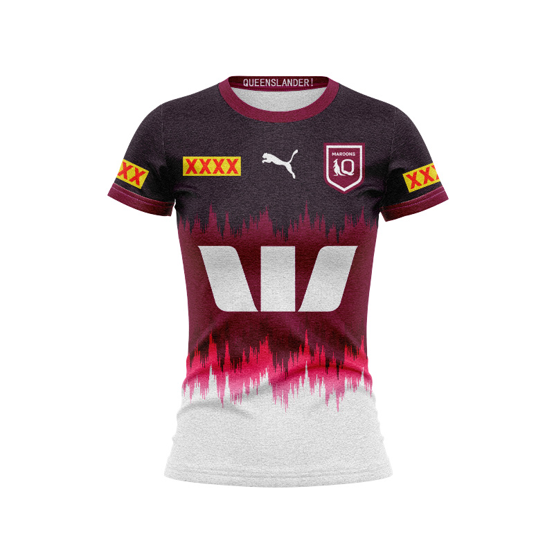 Women's NRL QLD Maroons 2024 Training Jersey