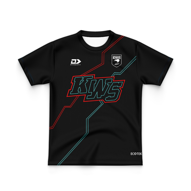 Kid's New Zealand Kiwis 2024 Captains Run Jersey