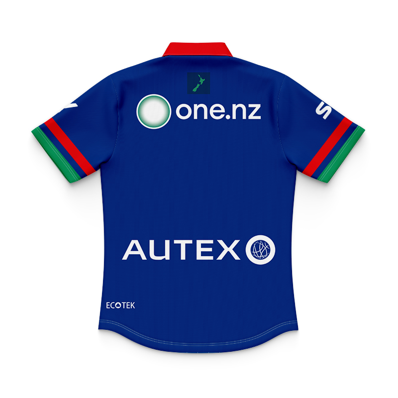 Kid's NRL New Zealand Warriors 2024 Home Polo Shirt