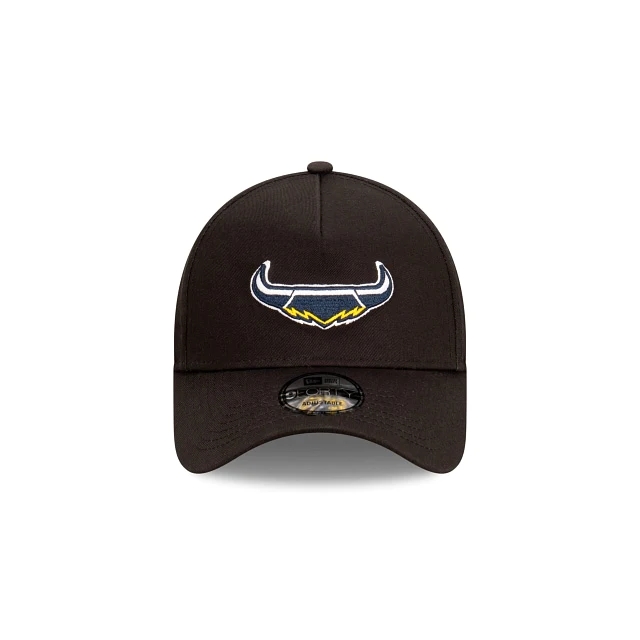 NRL North Queensland Cowboys Black Embroidered Logo Cap 2025
