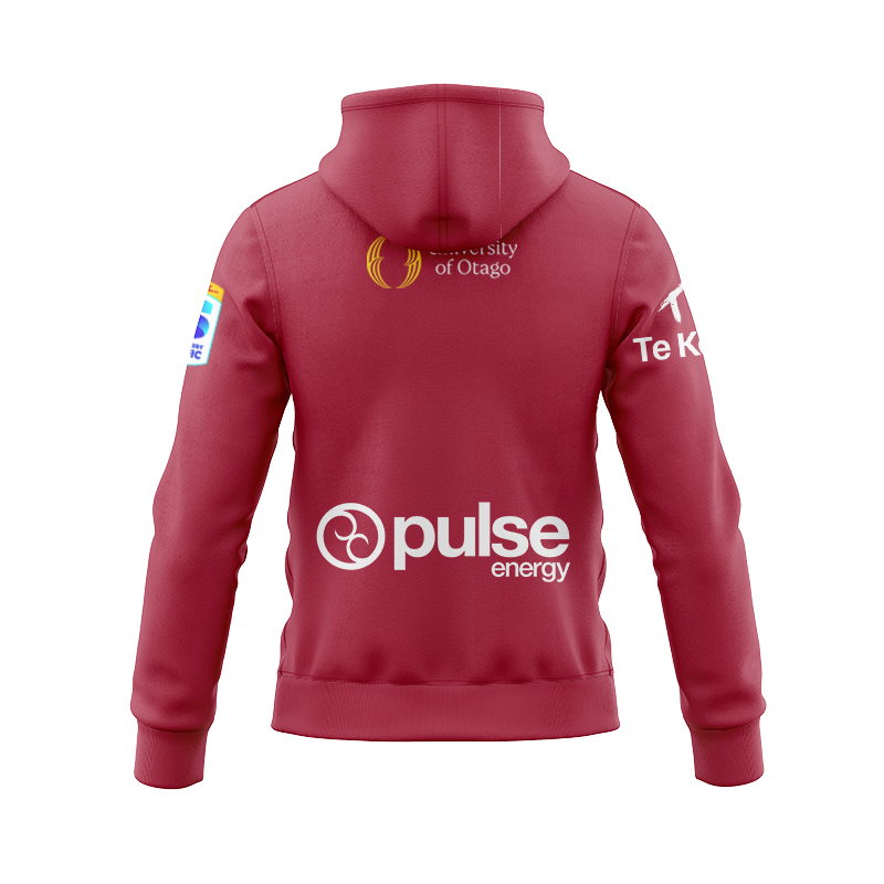 Otago Highlanders Super Rugby 2025 Away Zipper Hoodie
