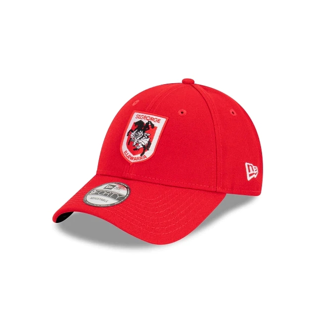 NRL St George Illawarra Dragons Red Embroidered Logo Cap 2025
