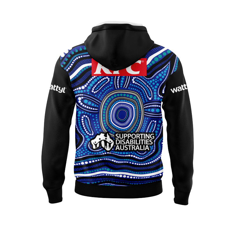 NRL Canterbury-Bankstown Bulldogs 2025 Indigenous Hoodie
