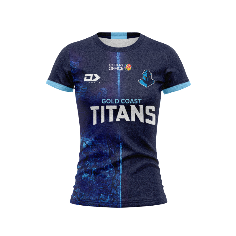 Women's NRL Gold Coast Titans 2025 Warm Up Jersey