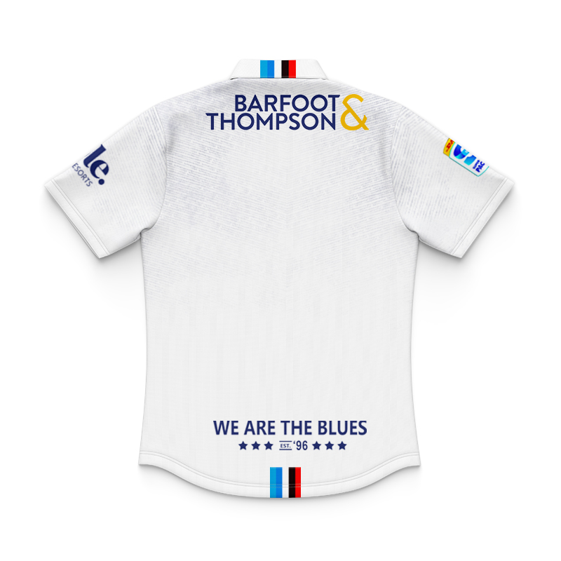 Kid's Auckland Blues Super Rugby 2025 Away Polo Shirt