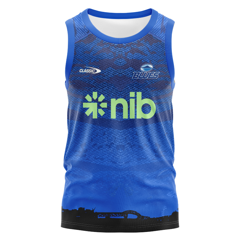 Auckland Blues Super Rugby 2025 Home Singlet