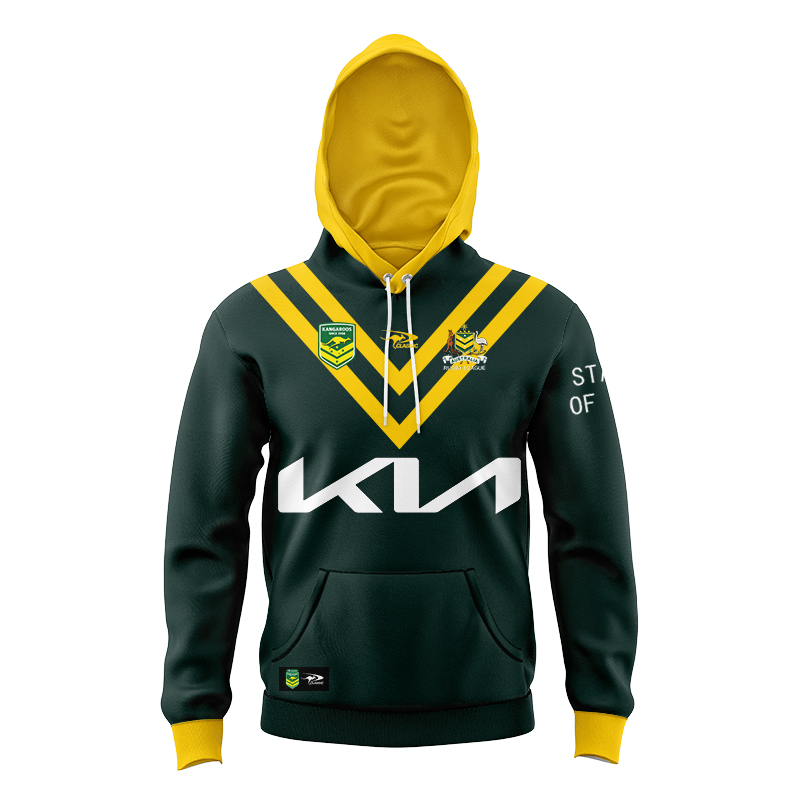 Kid's Australian Kangaroos 2024 Home Hoodie