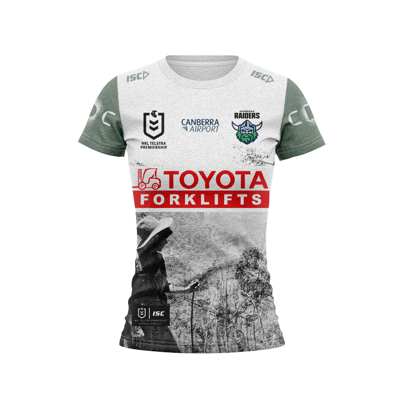 Women's NRL Canberra Raiders 2025 ANZAC Round Jersey