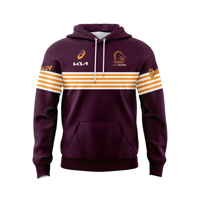 NRL Brisbane Broncos 2025 Member Hoodie