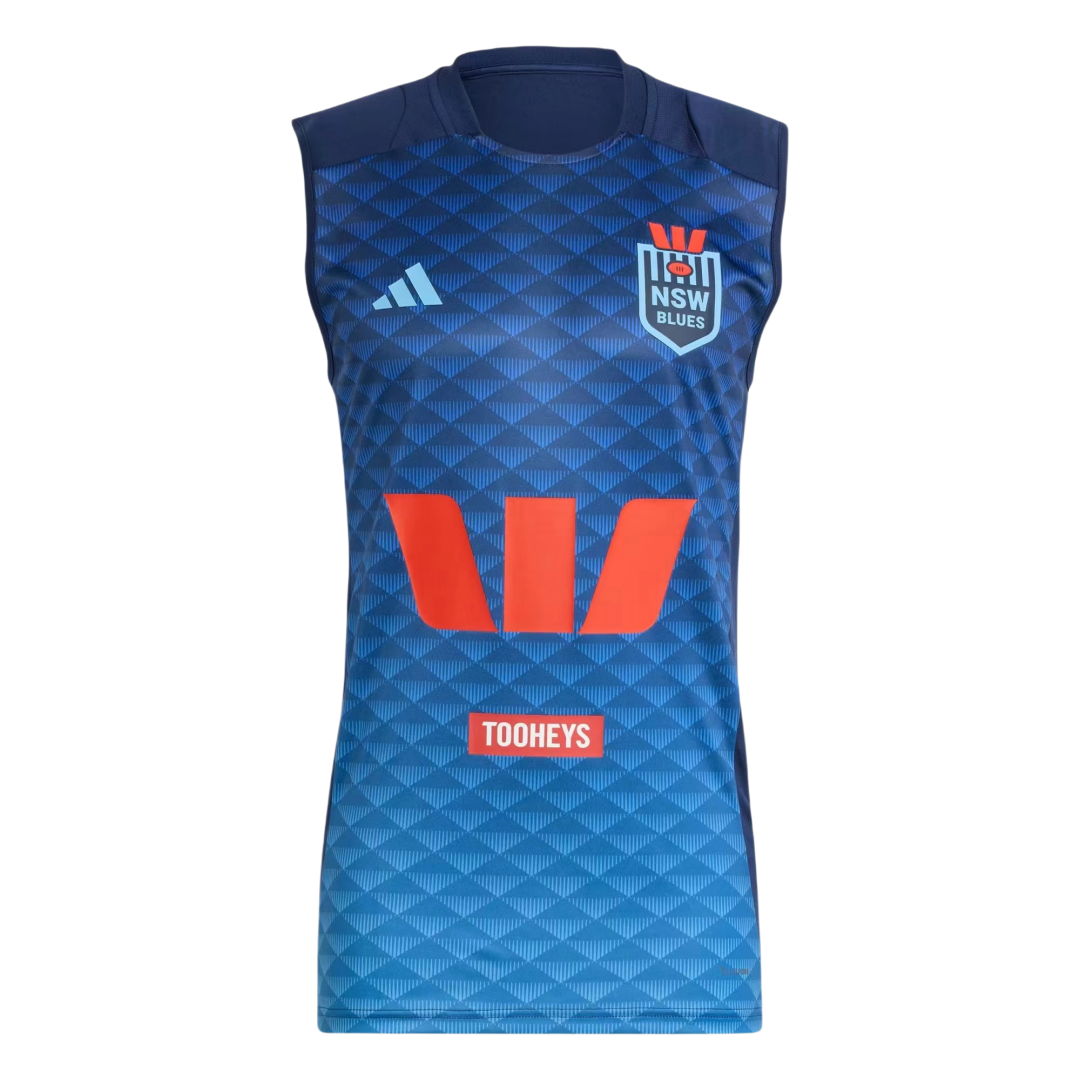 NSW Blues 2025 Training Singlet (Dark Blue)